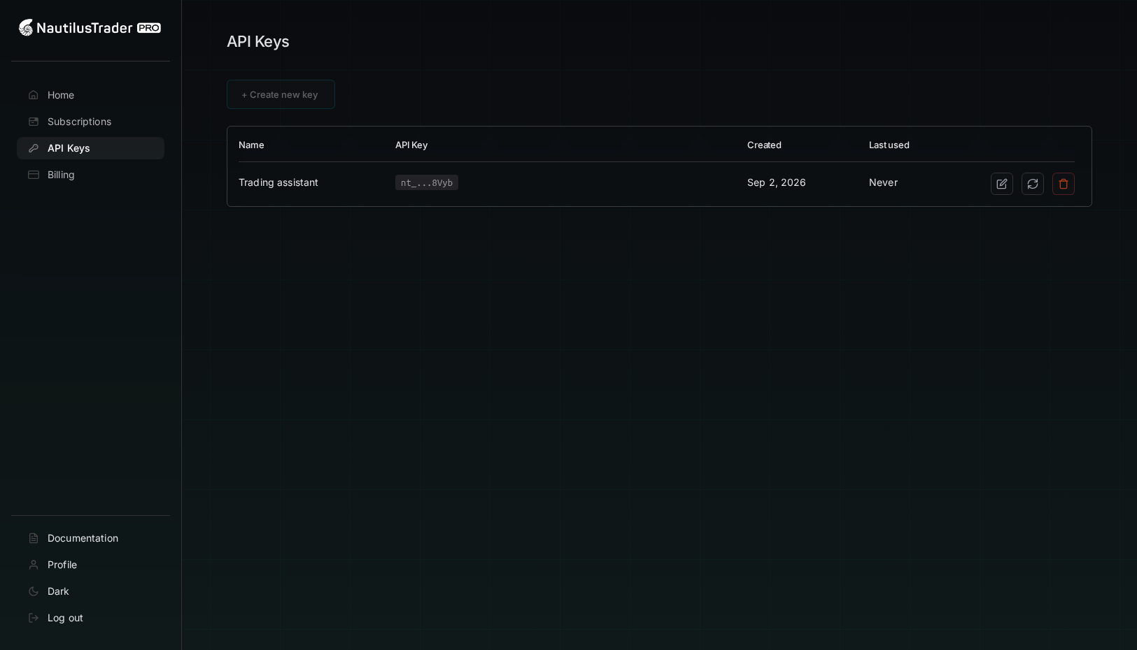 API Keys